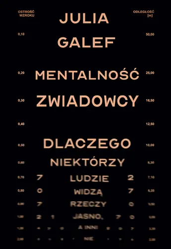 Okładka: Mentalność zwiadowcy. Dlaczego niektórzy ludzie widzą rzeczy jasno, a inni nie