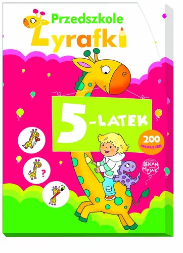 Okładka: Teczka: Przedszkole Żyrafki. 5-latek
