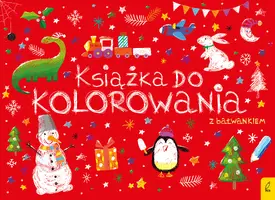Okładka: Książka do kolorowania z bałwankiem