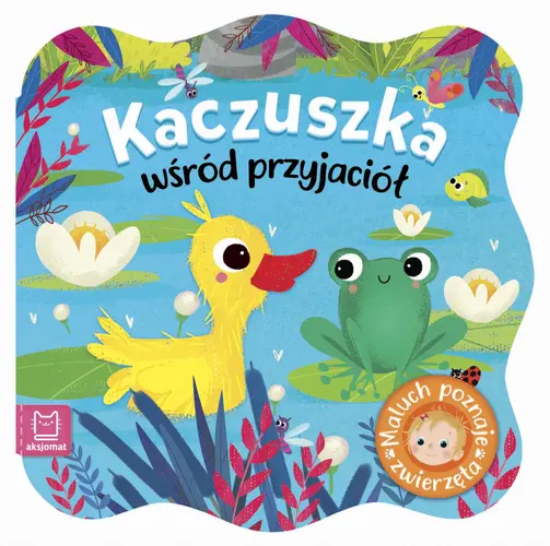 Okładka: Kaczuszka wśród przyjaciół. Maluch poznaje zwierzęta