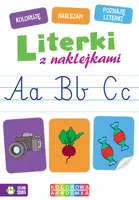 Okładka: Kolorowa Akademia. Literki z naklejkami