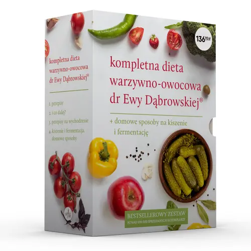 Okładka: kompletna dieta warzywno-owocowa dr Ewy Dąbrowskiej ®