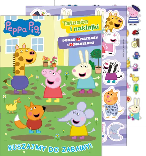 Okładka: Peppa Pig. Tatuaże i naklejki