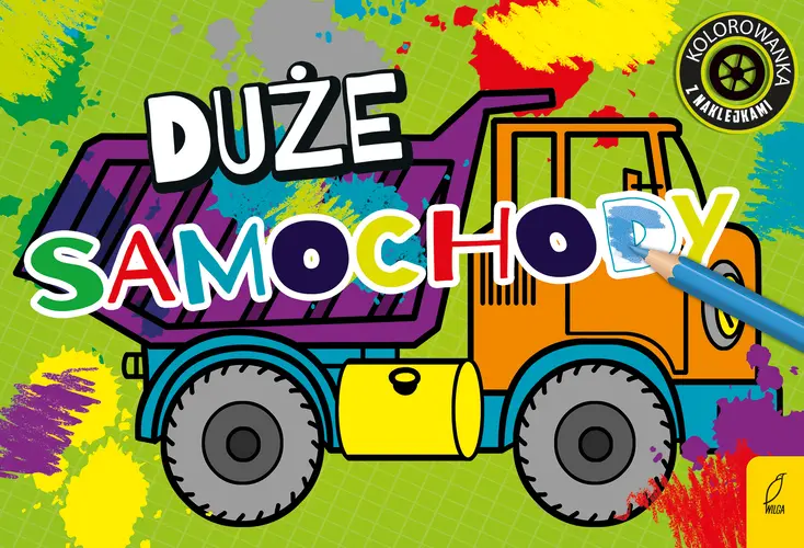 Okładka: Kolorowanki. Duże auta