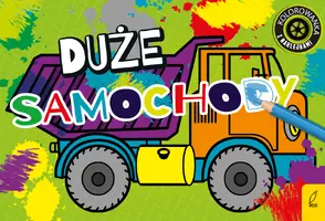 Okładka: Kolorowanki. Duże auta