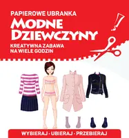 Okładka: Papierowe ubranka. Modne dziewczyny