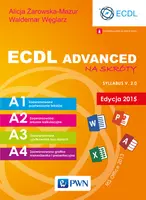 Okładka: ECDL Advanced na skróty. Edycja 2015 r