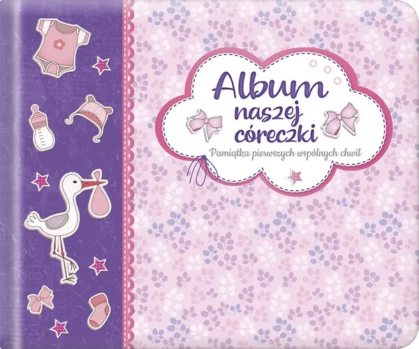 Okładka: Album naszej córeczki. Pamiątka pierwszych wspólnych chwil. Wydanie II