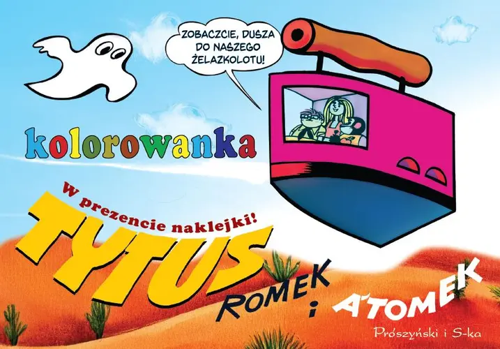 Okładka: Tytus, Romek i A'Tomek. Kolorowanka 1