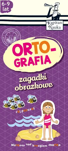 Okładka: Zagadki obrazkowe Ortografia 6-9 lat