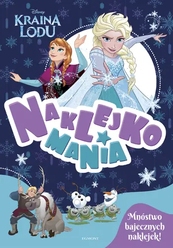 Okładka: Kraina Lodu. Naklejkomania