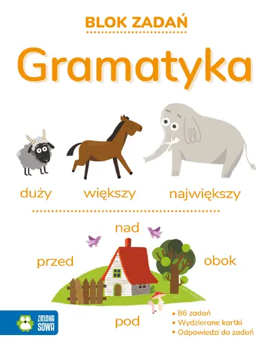 Okładka: Blok zadań. Gramatyka 9+