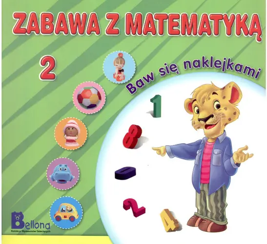 Okładka: Zabawa z matematyką. Baw się naklejkami 2