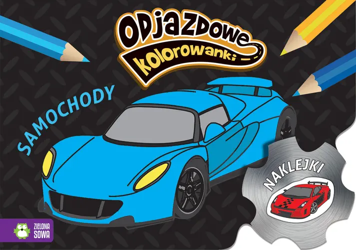 Okładka: Odjazdowe kolorowanki. Samochody