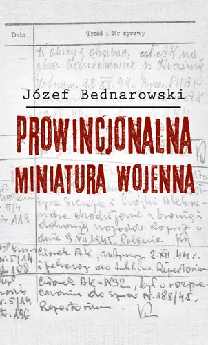 Okładka: Prowincjonalna miniatura wojenna