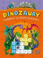 Okładka: Dinozaury - Łamigłówki ze świata prehistorii