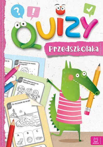 Okładka: Quizy przedszkolaka. Różowe