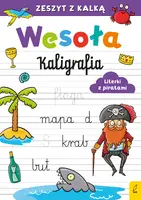 Okładka: Wesoła kaligrafia. Literki z piratami