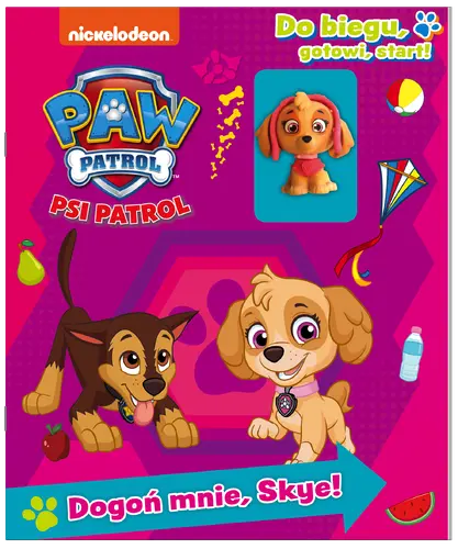 Okładka: Psi Patrol. Do biegu, gotowi, start. Dogoń mnie, Skye