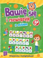 Okładka: Bawię się i rozwiązuję z misiem. 5+