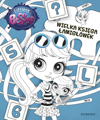 Okładka: Wielka Księga Łamigłówek. Littlest Pet Shop