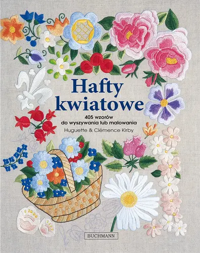 Okładka: Hafty kwiatowe