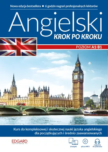 Okładka: Angielski. Krok po kroku. Nowa edycja bestsellera!