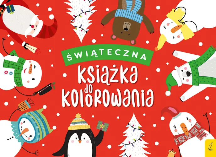 Okładka: Świąteczna książka do kolorowania