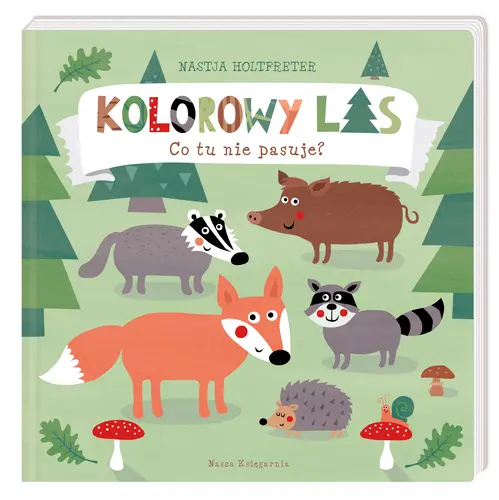 Okładka: Kolorowy las. Co tu nie pasuje?