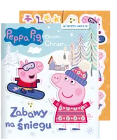 Okładka: Peppa Pig. Chrum... Chrum...nr 79 Zabawy w śniegu