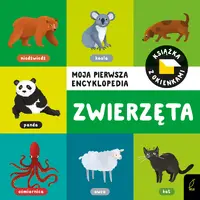 Okładka: Moja pierwsza encyklopedia. Książka z okienkami. Zwierzęta