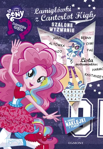Okładka: Łamigłówki z Canterlot High. Szalone wyzwanie