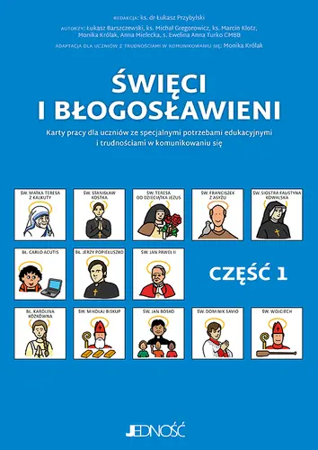 Okładka: Święci i błogosławieni.