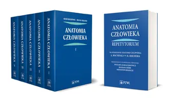 Okładka: Anatomia człowieka 1-5 plus repetytorium (oprawa miękka)