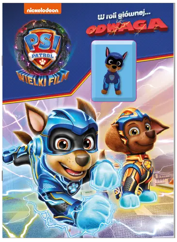 Okładka: Psi Patrol. Wielki film. W roli głównej odwaga.