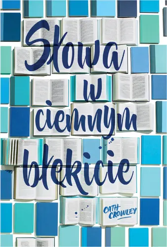 Okładka: Słowa w ciemnym błękicie