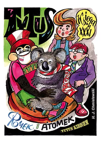 Okładka: Tytus, Romek i A'Tomek  - 31 - Tytus kibicem