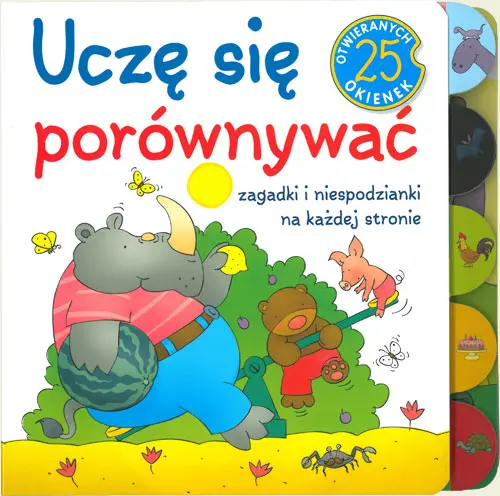Okładka: Uczę się porównywać. 25 okienek