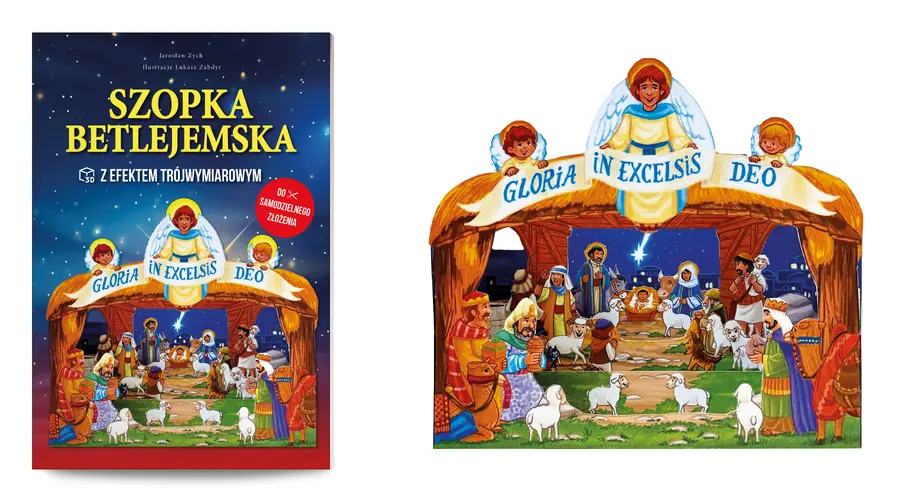 Okładka: Szopka Betlejemska z efektem trójwymiarowym