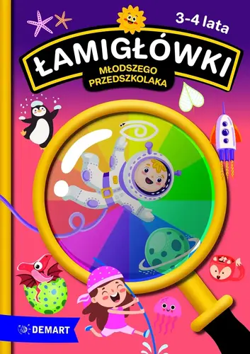 Okładka: Łamigłówki młodszego przedszkolaka