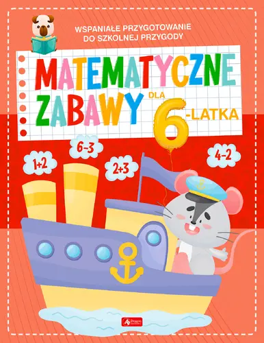 Okładka: Matematyczne zabawy dla 6-latka (Fabulo)