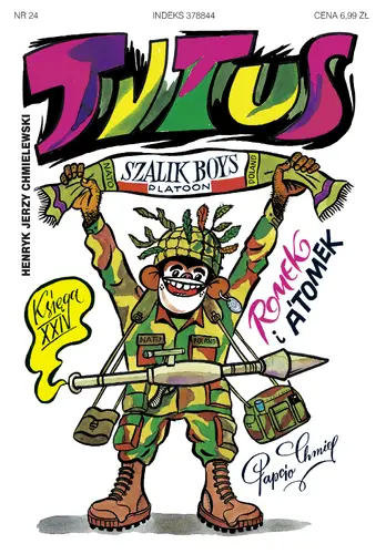 Okładka: Tytus, Romek i A'Tomek - Księga XXIV.