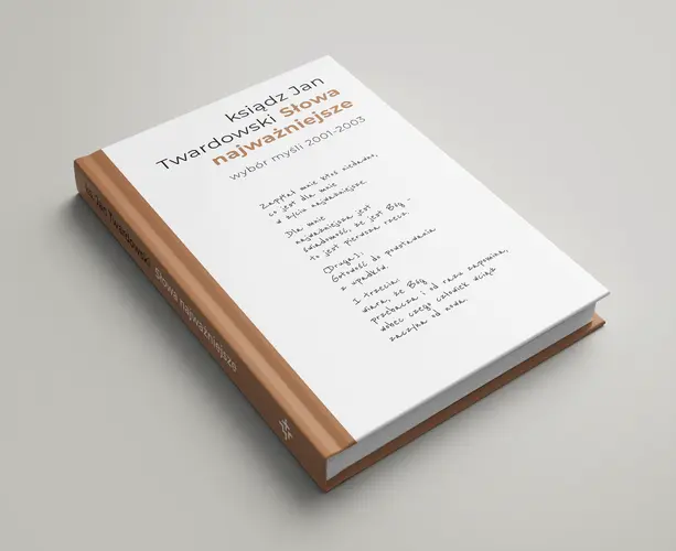 Okładka: Słowa najważniejsze. Wybór myśli 2001–2003 wydanie II