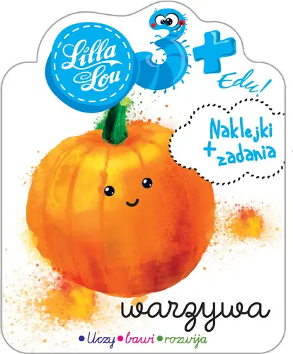 Okładka: Lilla Lou edu 3+ Warzywa