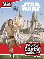Okładka: Gwiezdne Wojny. Atak na zamek. Koloruj, czytaj, naklejaj