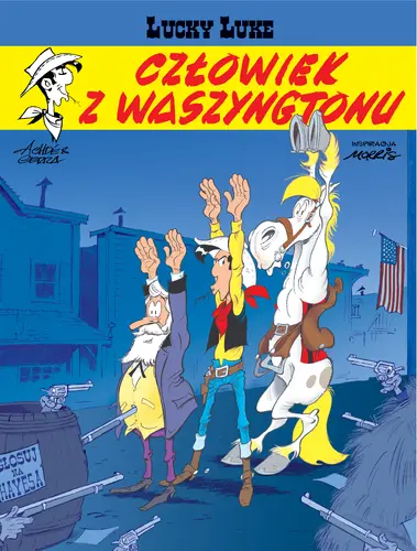 Okładka: Lucky Luke. Człowiek z Waszyngtonu