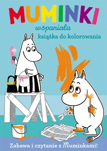 Okładka: Muminki wspaniała książka do kolorowania