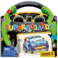 Okładka: Superpojazdy. Kolorowanka z tatuażami cz.2