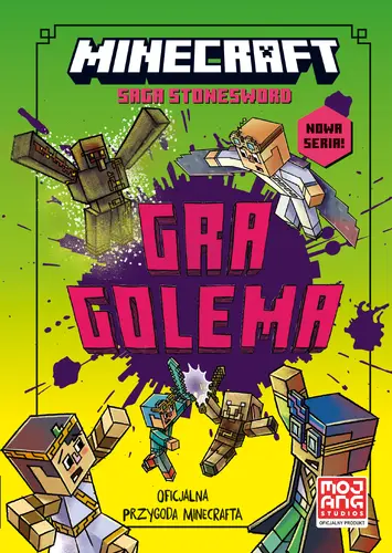 Okładka: Minecraft. Gra golema. Saga Stonesword. Tom 5