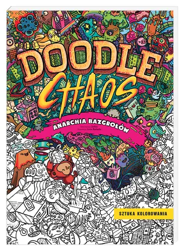 Okładka: Anarchia bazgrołów. Książka do kolorowania